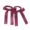 Where On Earth Satin Pony Bow Maroon -Goldwell Shop maroon 173595