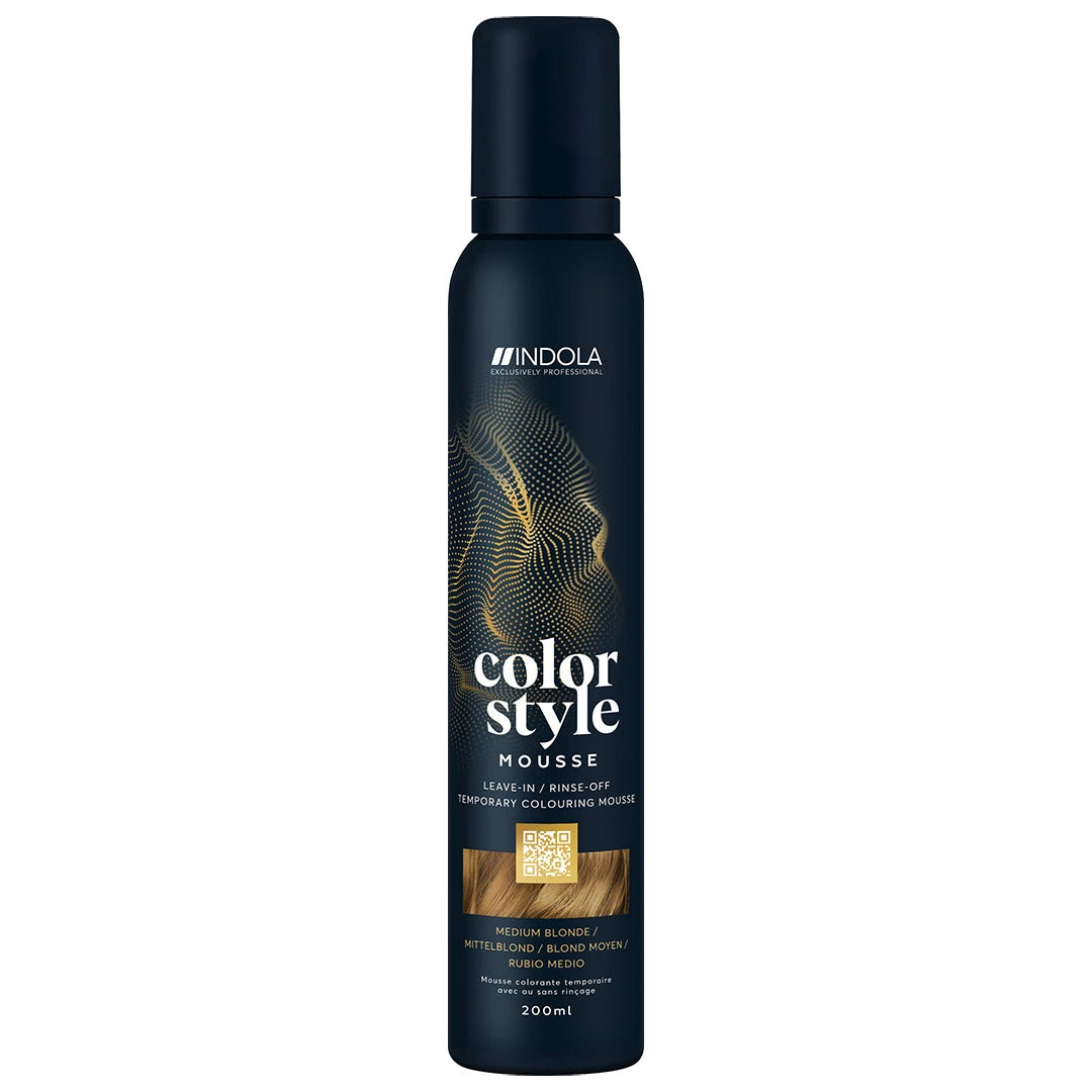 Indola Colour Style Medium Blonde 200ml 4 Indola Colour Style Medium Blonde 200ml - Image 2
