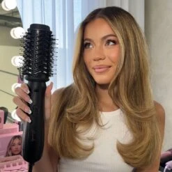 Mermade Hair Interchangeable Blow Dry Brush Black -Goldwell Shop mermade hair interchangeable blow dry brush black 2 895049
