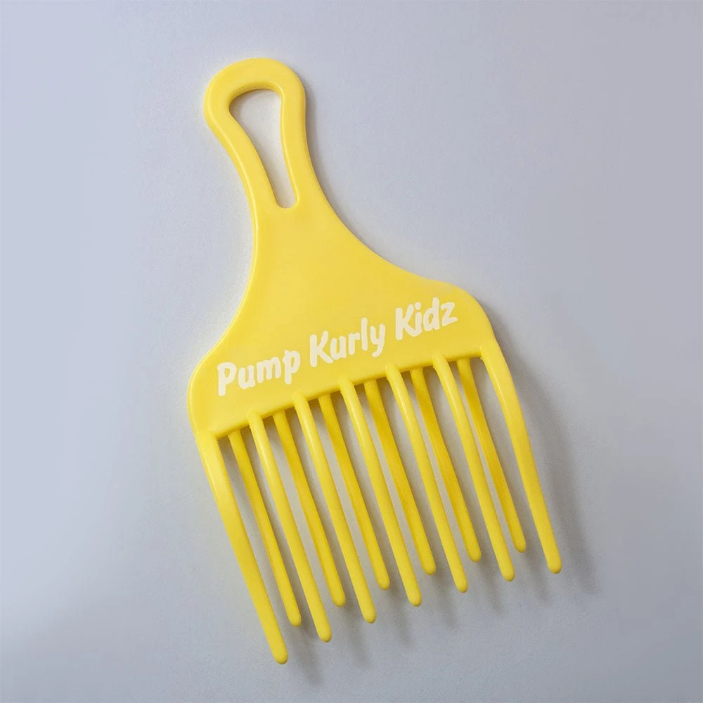 Pump Kurly Kidz Yellow Curl Detangle Comb 4 Pump Kurly Kidz Yellow Curl Detangle Comb - Image 2