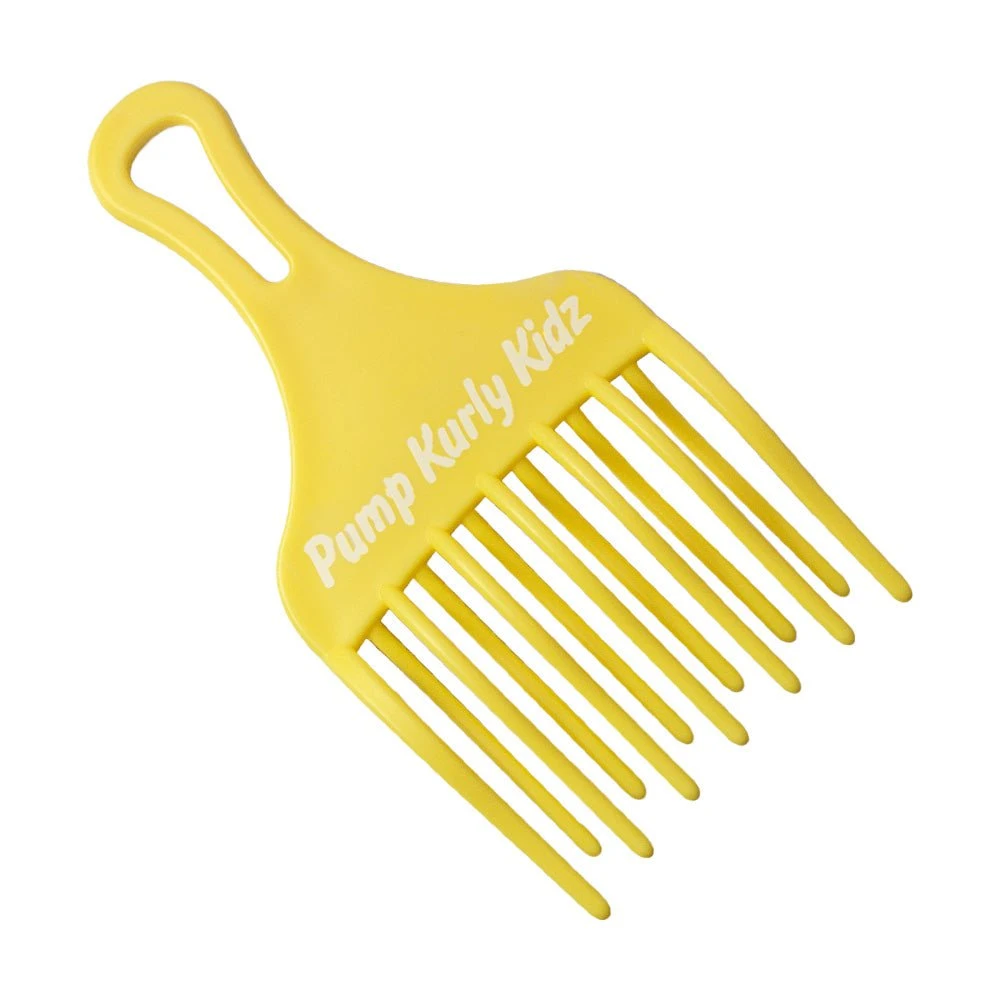 Pump Kurly Kidz Yellow Curl Detangle Comb 3 Pump Kurly Kidz Yellow Curl Detangle Comb