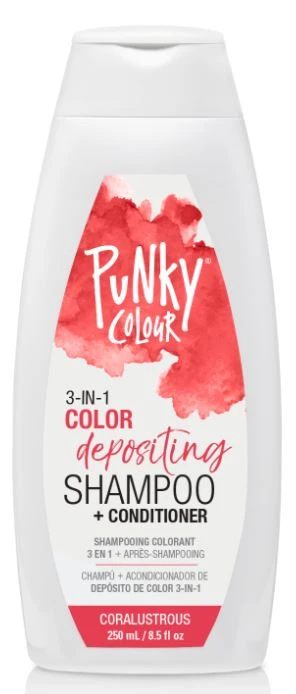 Punky Colour 3-in-1 Shampoo + Conditioner Coralustrous 250ml 3 Punky Colour 3-in-1 Shampoo + Conditioner Coralustrous 250ml