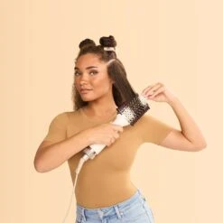 Shark SmoothStyle Heated Comb & Blow Dryer Brush Silver -Goldwell Shop shark smoothstyle heated comb blow dryer brush silver d0d4f8f2 9e09 41b8 83b5 c81a31f0aa10 628792