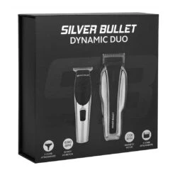 Silver Bullet Dynamic Duo Hair Trimmer And Clipper Set 5 Silver Bullet Dynamic Duo Hair Trimmer And Clipper Set -Goldwell Shop silver bullet dynamic duo hair trimmer and clipper set1