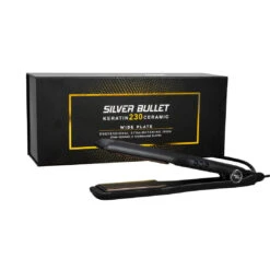 Silver Bullet Keratin 230 Ceramic Tourmaline Wide Plate Straightener 37mm 7 Silver Bullet Keratin 230 Ceramic Tourmaline Wide Plate Straightener 37mm -Goldwell Shop silver bullet keratin 230 ceramic 4