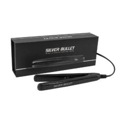 Silver Bullet Straightener Mini Black 5 Silver Bullet Straightener Mini Black -Goldwell Shop silver bullet straightener mini black 2
