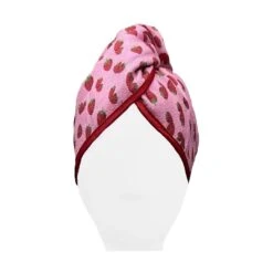 Ugly Swan Unicorn Microfibre Hair Towel Strawberry