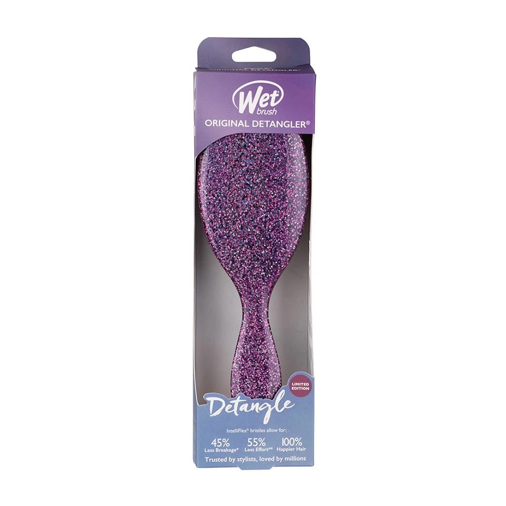 Wet Brush Awestruck Detangler Brush Purple Shimmer 5 Wet Brush Awestruck Detangler Brush Purple Shimmer - Image 3