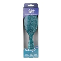 Wet Brush Awestruck Detangler Brush Teal Shimmer -Goldwell Shop wet brush awestruck teal shimmer 3 484585