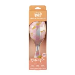 Wet Brush Watercolour Tie Dye Detangler Brush Peach -Goldwell Shop wet brush watercolor tie dye peach 3 121565