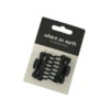 Where On Earth Lady Jayne Claw Clips Black 4cm