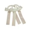 Where On Earth Satin Pony Bow White 1 Where On Earth Satin Pony Bow White -Goldwell Shop white 441433